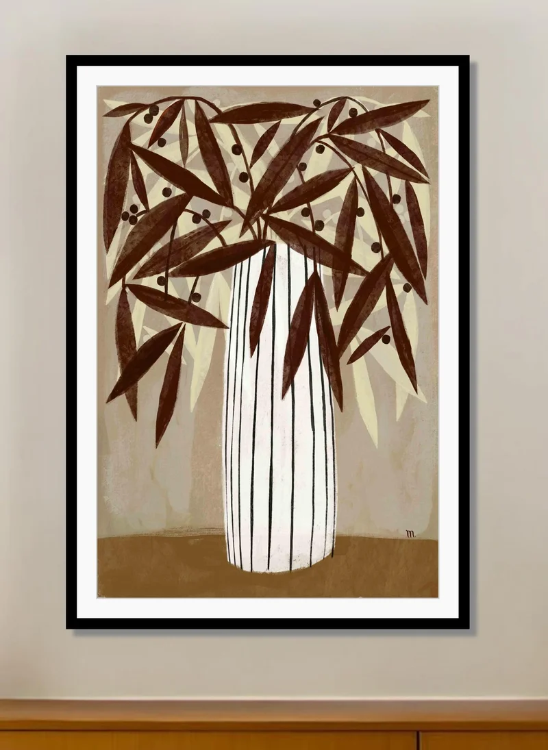 Drawdeck Striped vase neutrals