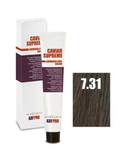 Caviar Supreme hair dye with caviar and keratin free of ammonia, sandy blond, 7.31