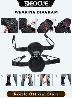 REOCLE Knee Brace 2 PCS Knee Protection Booster oint Support Spring Knee Stabilizer Pad Power Lift Knee Brace for Weak Legs & Old Cold Leg & Sports & Training & Squat  - Image 5