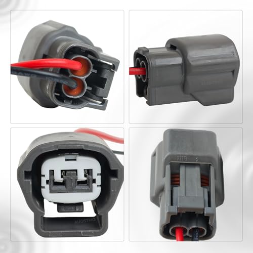 AUOSTMO Engine Coolant Temperature Sensor Connector Pigtail, Fits Nissan Altima 94-06, Frontier 98-20, Pathfinder 96-12, Titan 04-15, Xterra 00-15, Armada 04-15; Infiniti QX4 97-03, G35 03-06; OE 22630-7Y000 - Image 4