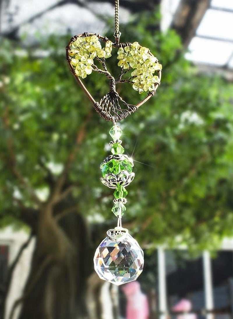 KASTWAVE Tree of Life Car Rearview Mirror Hanging Ornament Pendant Accessories - Image 2