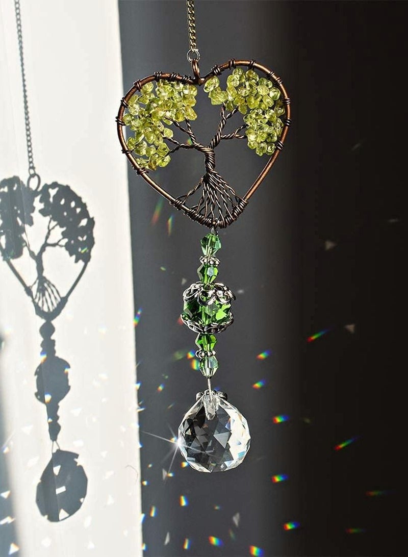 KASTWAVE Tree of Life Car Rearview Mirror Hanging Ornament Pendant Accessories - Image 3