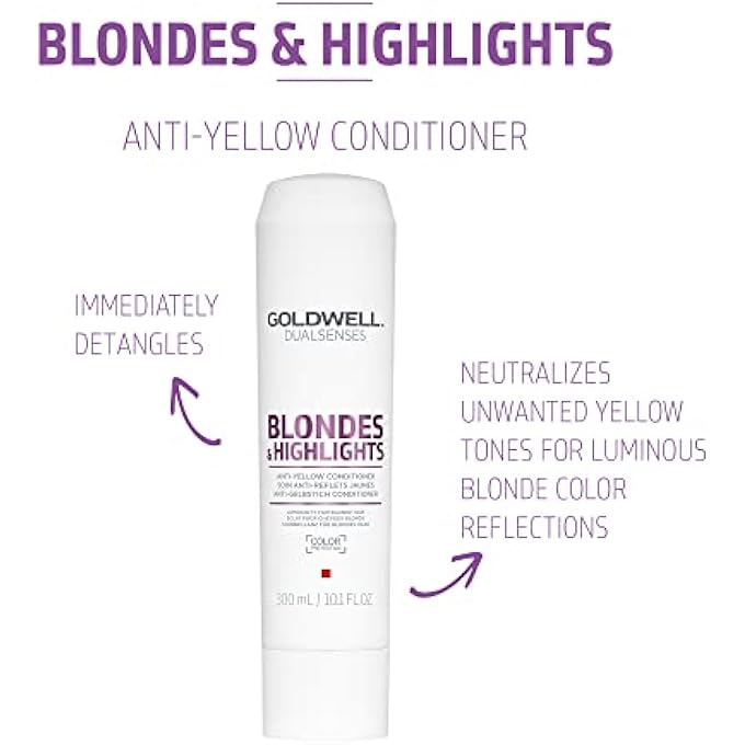 Goldwell DUALSENSES BLONDES AND HIGHLIGHTS CONDITIONER FOR UNISEX 10.1 OZ CONDITIONER - Image 3