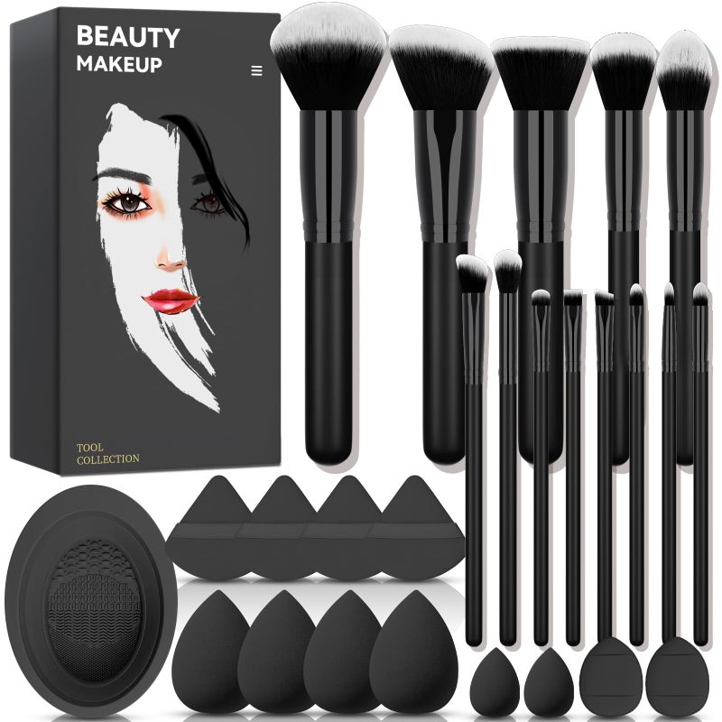 Koccido Makeup Brushes 26 Pcs Makeup Kit,Foundation Brush Eyeshadow Brush Make up Brushes Set - Image 1