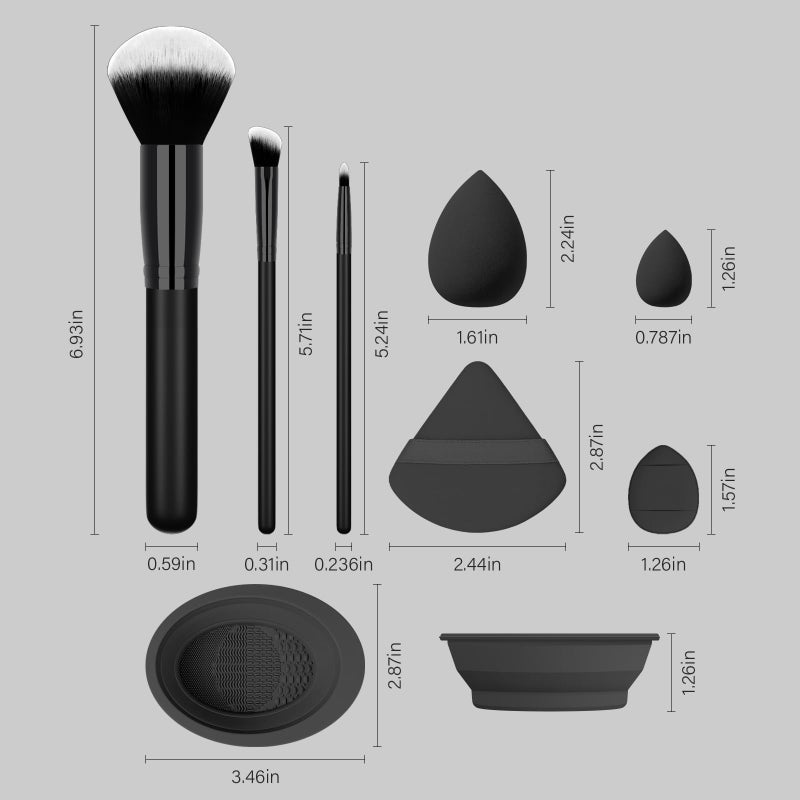 Koccido Makeup Brushes 26 Pcs Makeup Kit,Foundation Brush Eyeshadow Brush Make up Brushes Set - Image 3