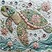 MINIWAN Sea Turtle Jigsaw Puzzles for Adults 500 Pieces Colorful Crystal Flower Ocean Puzzles Pretty Diamond Art Puzzle Difficult Unique Family Challenging Games Gift for Teens Adults Puzzle 20x20 - Image 3