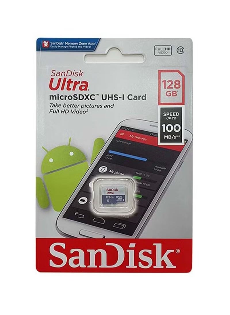 Sandisk 128GB Ultra MicroSDXC UHS-1 Memory Card - SDSQUNR-128G-GN6MN 128 GB  - Image 2