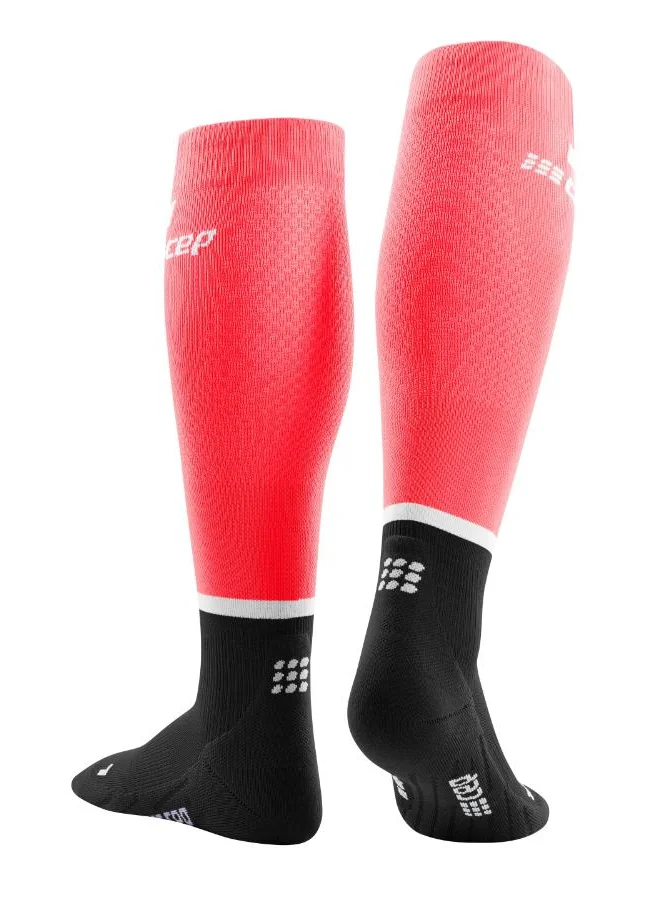 CEP CEP - The Run Compression Socks Tall V4  Pink/Black Men