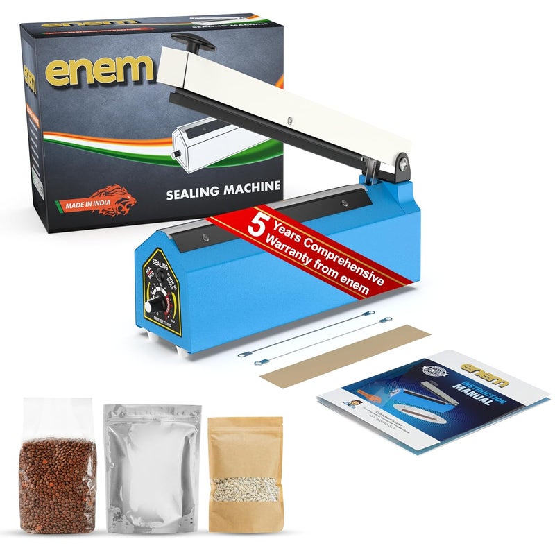 ENEM Sealing Machine for Food Packets, 8 Inch (200 mm), 5 Years Comprehensive Warranty, Packet Sealer Machine, Packing Machine Sealing, Sealing Machine, Full Customer Support from - Image 1