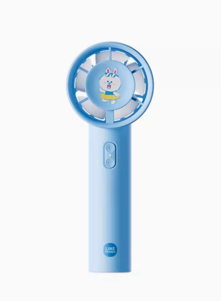 High speed small fan, portable handheld mini USB cooling fan, turbo electric fan, strong wind power, strong heat dissipation, auxiliary food cooling device, student dormitory handheld small - Image 1