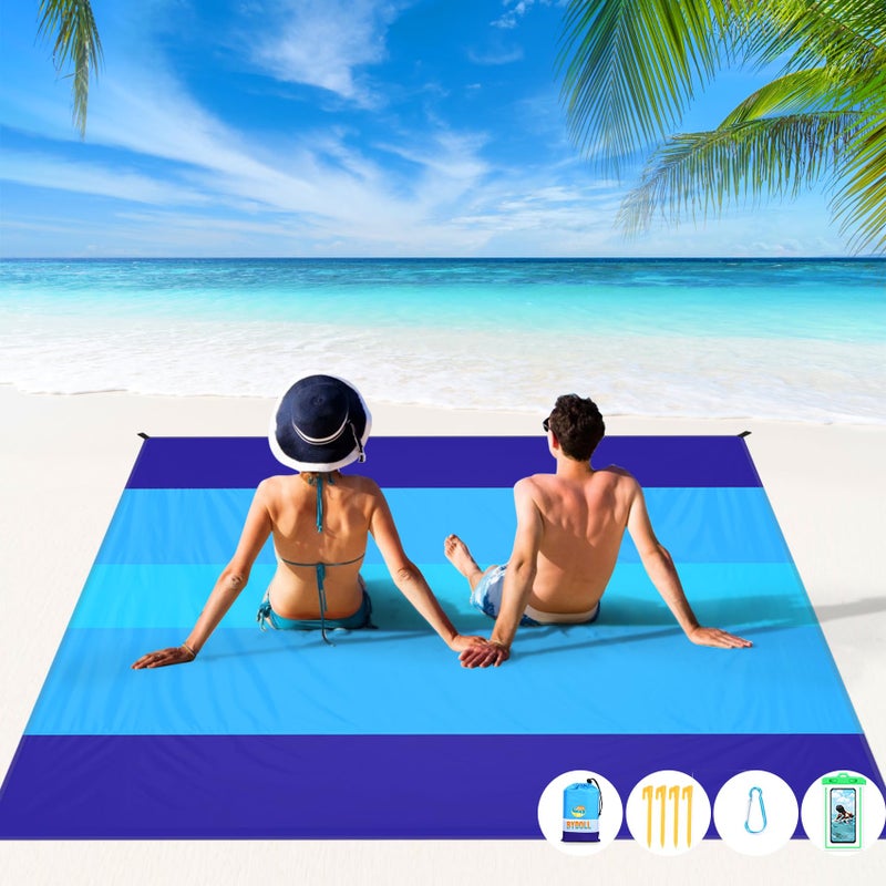 BYDOLL BYDOLL Beach Blanket 10X9 Waterproof Sandproof Suits18 Adults Oversized Lightweight Large Blanket Picnic Mat for Beach Sand Free Travel Camping Hiking Picnic 