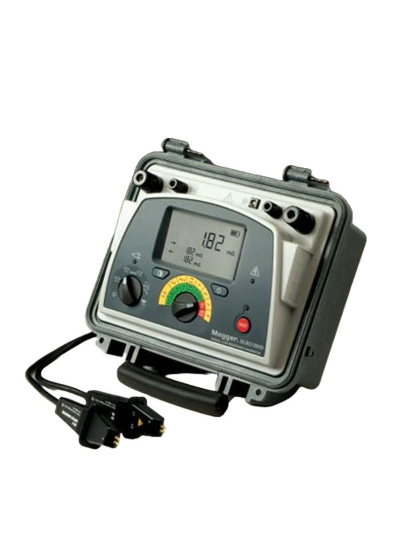 Megger DLRO10HD with DH4-C Duplex Handspikes (Part Number: 1006-603) - Image 1