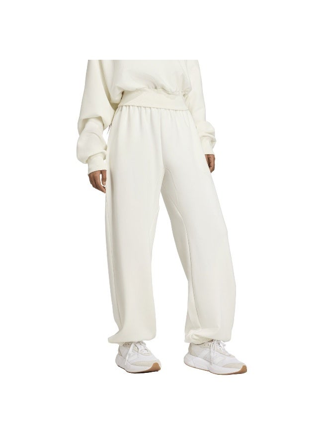 Adidas W All Szn Sl Pt White Training Pants For Women XS - Image 4