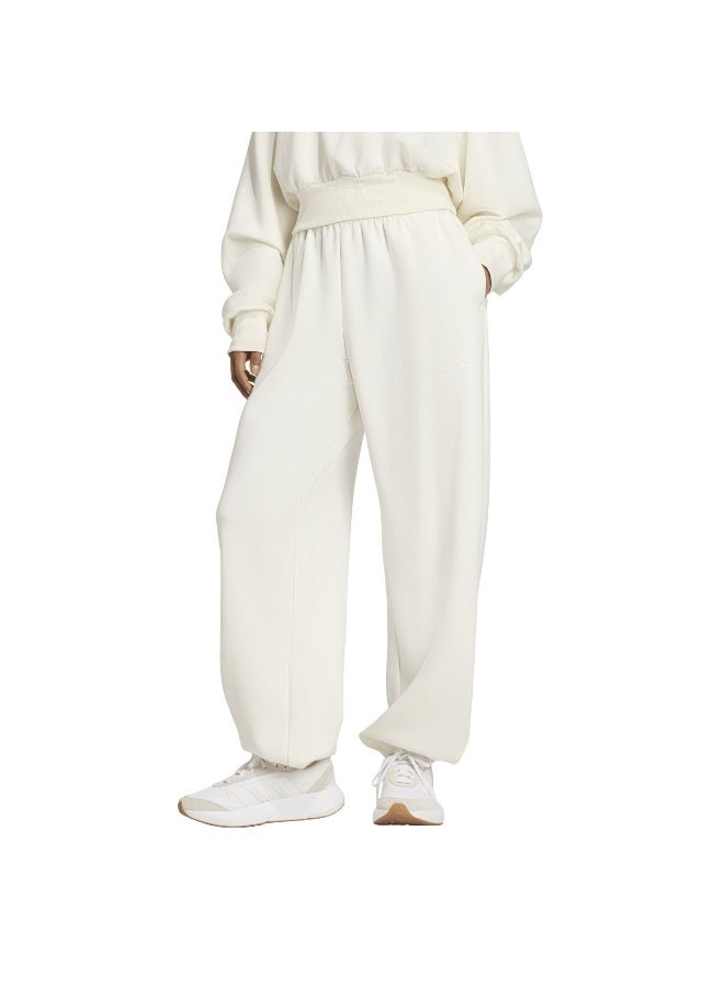 Adidas W All Szn Sl Pt White Training Pants For Women XS - Image 2