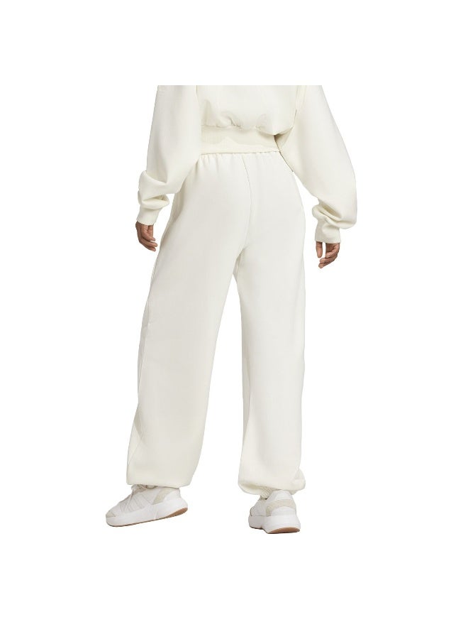 Adidas W All Szn Sl Pt White Training Pants For Women XS - Image 3
