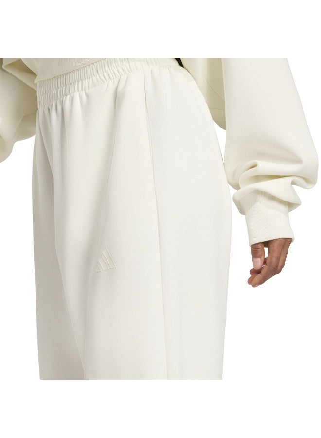 Adidas W All Szn Sl Pt White Training Pants For Women XS - Image 5