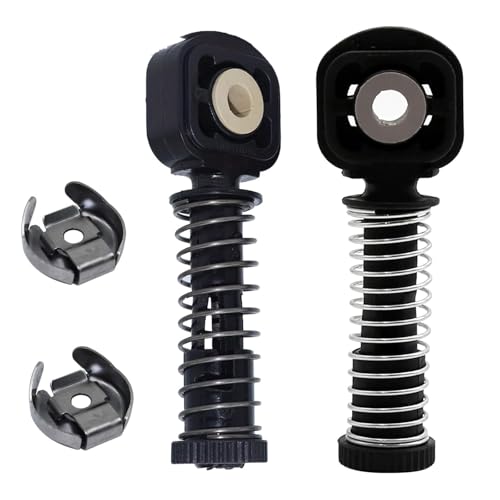 HOMEWITHU Gear Selector Shift Shifter Cable End Catch Pair 1J0711761B 1J0711761C Fit for VW Polo Jetta Golf for Audi A1 A3 TT B6 B7 Manual Gearbox Shift Linkage Repair Kit Bowden Cable Fix Adjuster - Image 1