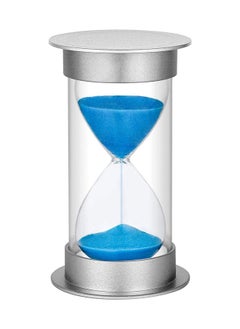 Sand Timer 5 Minute Hourglass Timer, Plastic Sand Clock 5 Minutes, Large Sand Watch 5 Min, Hour Glass Sandglass Timer for Kids, Games, Classroom, Decoration, Toothbrush Timer (5 Min, Blue Sand)