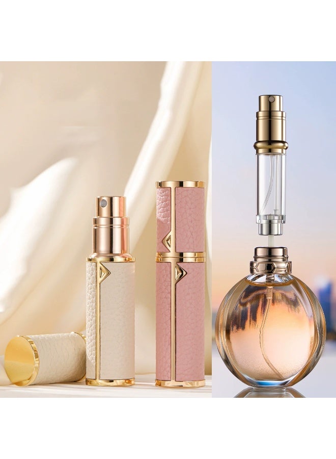 Self-Pump Bottom-Fill Perfume Atomizer | Refillable 5ml Travel Spray Bottle for Fragrance，Perfumetravel refillable for Women Men Small Mister Spray Bottle, for Traveland Outgoing - Image 2