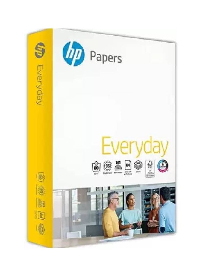 HP ورق طباعة يومي عالي الجودة 5X (صندوق) 80 جرامًا لكل متر مربع مقاس a4 a4 - Image 3