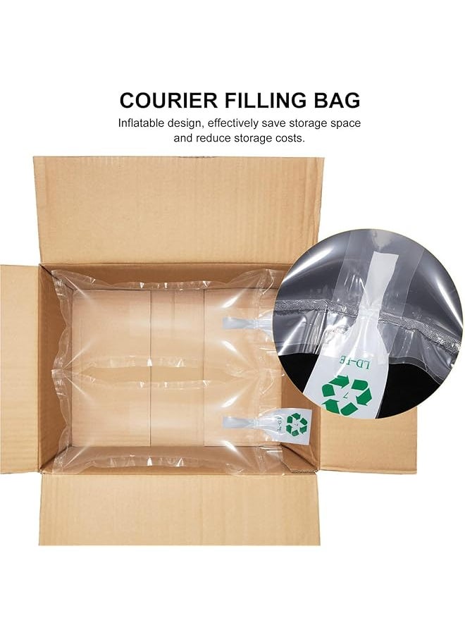X spring Air Cushion Bags 100Pcs Inflatable Air Pillows 10X20 Cm Air Bubble Bags Shockproof Air Cushion Film Blocking Wrap Bag For Mailing Shipping Packaging  - Image 3