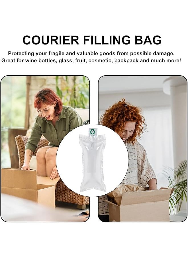X spring Air Cushion Bags 100Pcs Inflatable Air Pillows 10X20 Cm Air Bubble Bags Shockproof Air Cushion Film Blocking Wrap Bag For Mailing Shipping Packaging  - Image 2
