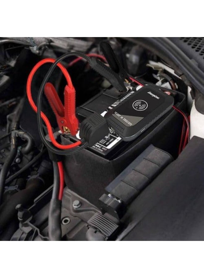 Energizer Portable Auto Battery Charger Jump Starter,12V Lithium Jump Starter Box, Car Battery Booster Pack, Portable Power Bank Charger & Jumper Cables up to 6L Gas 3L Diesel Engine - ETL Certified - Image 4