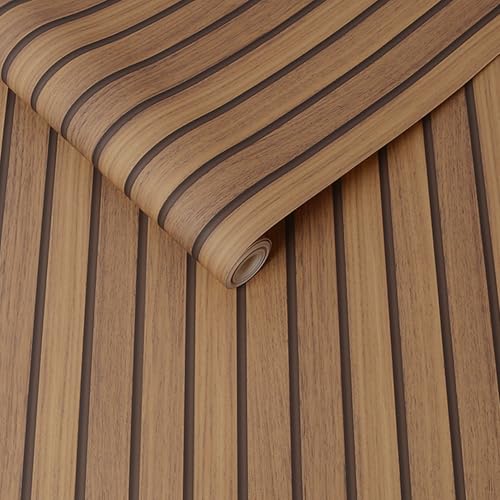 Fresco Wooden Slats Natural Non-Pasted Wallpaper - Image 3