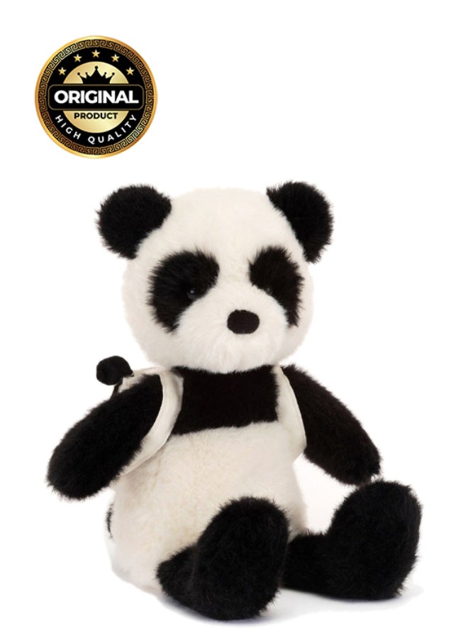 Jellycat Backpack Panda  Plush – Soft Stuffed Toy with Cordy Legs, Cute Valentine’s Gift for Kids & Adults, Collectible Jellycat, 17cm - Image 1