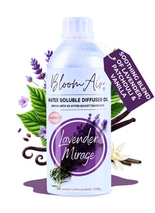 BloomAir Lavender Mirage Diffuser Oil 1 Litre Refill Strong LongLasting Aroma Oil Liquid with 3X Hyper Boost Action Home Fragrance for Water Base Diffuser Machine and Air Humidifier Revitalizers - pzsku/Z2AB01E697696327B49D9Z/45/1748243263/8e8bf7c3-449c-4b05-8ea9-0854d6970368