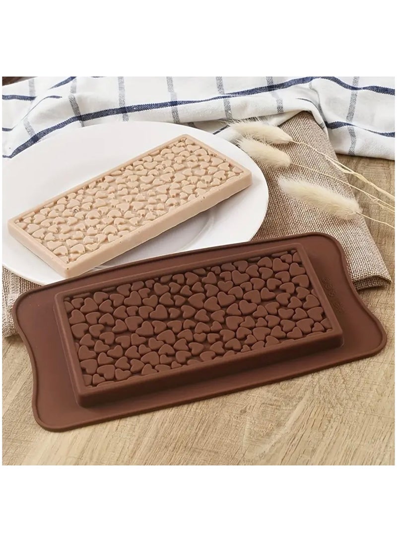 Just Quality 1pc Silicone Mold, Heart Shaped Chocolate Fondant Mold, Kitchen Handmade Candy Jelly Pudding Mold, Kitchen Accessories, Baking Tools - Image 1