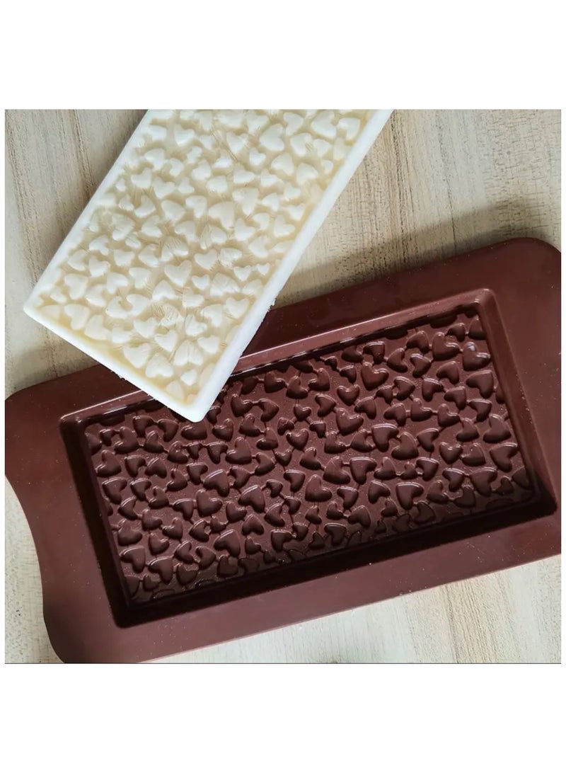 Just Quality 1pc Silicone Mold, Heart Shaped Chocolate Fondant Mold, Kitchen Handmade Candy Jelly Pudding Mold, Kitchen Accessories, Baking Tools - Image 2