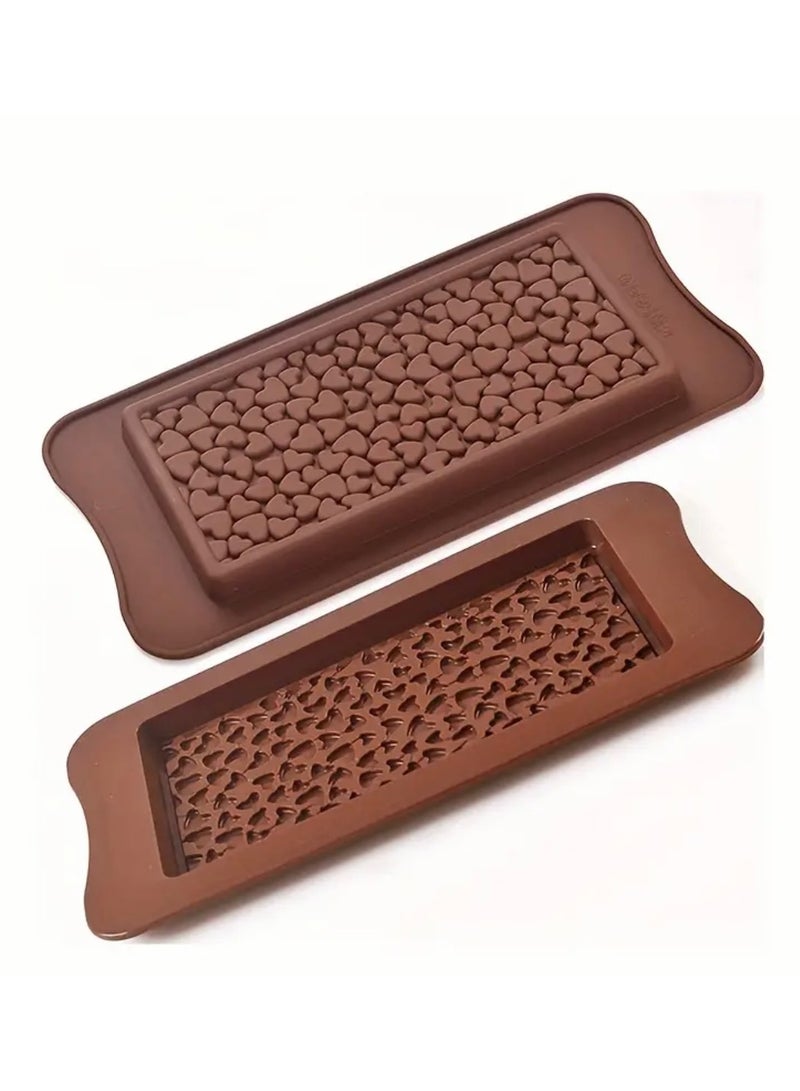 Just Quality 1pc Silicone Mold, Heart Shaped Chocolate Fondant Mold, Kitchen Handmade Candy Jelly Pudding Mold, Kitchen Accessories, Baking Tools - Image 3