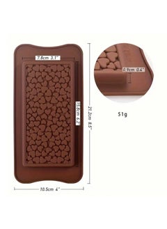 Just Quality 1pc Silicone Mold, Heart Shaped Chocolate Fondant Mold, Kitchen Handmade Candy Jelly Pudding Mold, Kitchen Accessories, Baking Tools  - Image 4