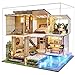 Spilay Dollhouse Miniature with FurnitureDIY Wooden Crafts Doll House Mini Handmade Kit124 Scale Creative Room Idea Gift for Adult Friend Lover Elegant and Quiet with dust Cover Music Box - Image 2