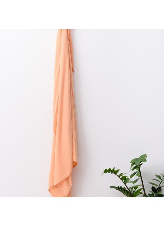 Anvi Baby Anvi Baby Organic Bamboo Beanie & Swaddle Set - Just Peachy  - Image 4