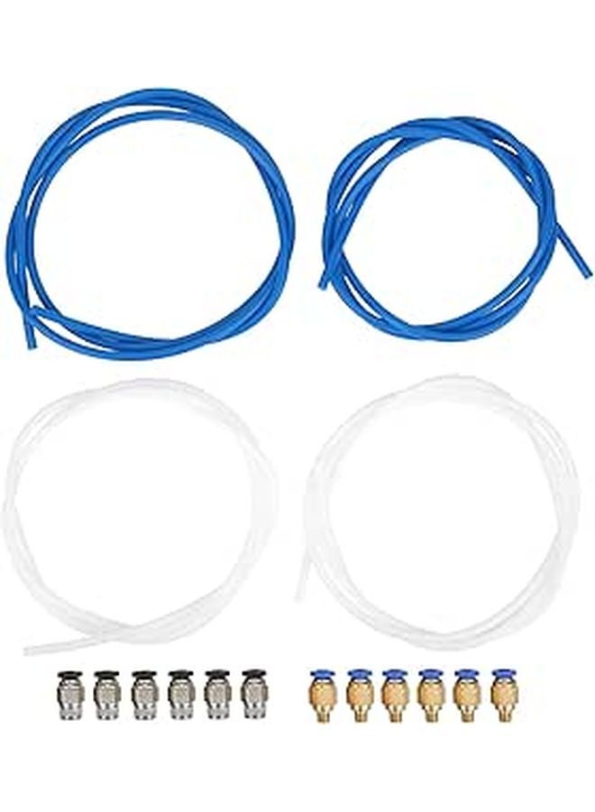 مجموعة أنابيب وموصلات PTFE لطابعة ثلاثية الأبعاد 1.75 ملليمتر ملحقات الخيوط - Image 1
