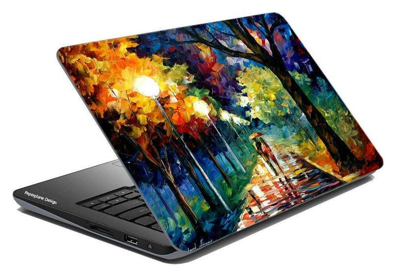 Paper Plane Design Laptop Skin Cover for All Models up to 17 inch Screen Print Size 15.5 inch x 10.5 inch - Image 3