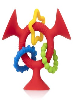 Nuby Silly Three Prong Interactive Suction Toy with Colorful Rings, Red - pzsku/Z2AB084BF827B42A8A859Z/45/_/1686916359/69341492-1bd4-4069-aed4-e98d25a5311a