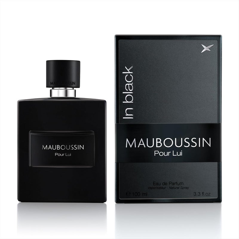 Mauboussin Pour Lui In Black 100ml 33 Fl Oz Eau de Parfum for Men Woody Oriental Scents