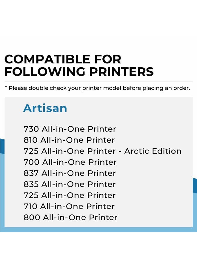 Penguin Remanufactured Ink Cartridge Replacement for Epson 99 T099 Used for Artisan 835 725 710 800 All-in-One Printer 7 Pack (2 Black 1 Cyan 1 Magenta 1 Yellow 1Light Cyan 1 Light Magenta) Combo Pack - Image 2