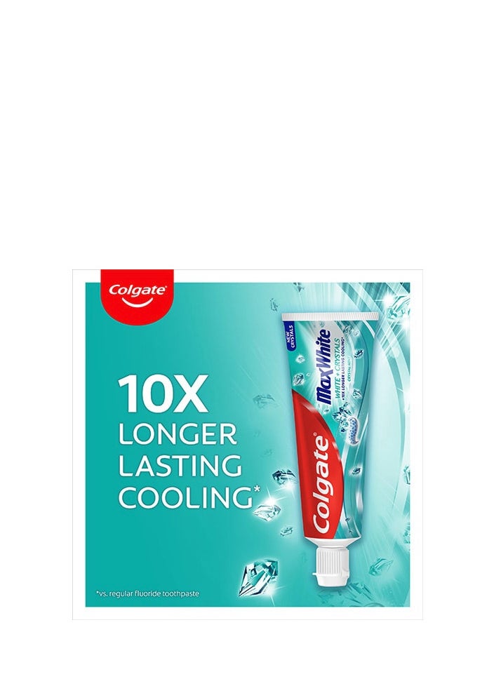 Colgate - Pack Of 3 Toothpaste Max White WIth Whitening Crystals100ml - Image 1