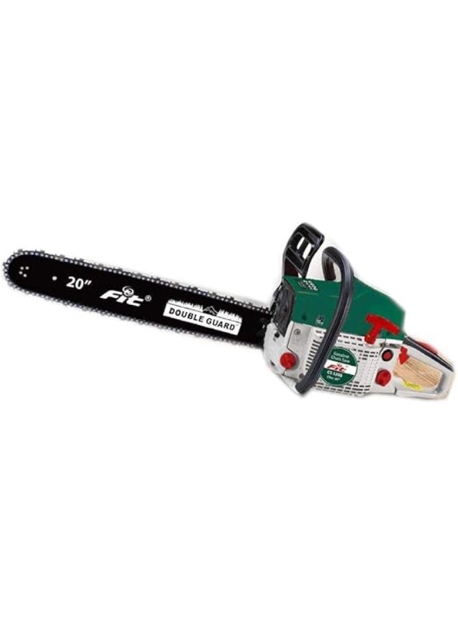 FIT CS5200 Gasoline Chainsaw 20" – 52CC Engine – 1.7kW Power – Heavy Duty Tree Cutter - Image 2
