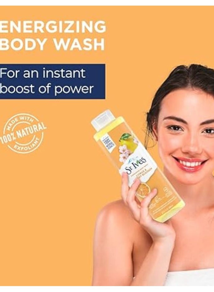 ST. Ives Citrus Cherry Blossom Energizing Body Wash 650ml - Image 4