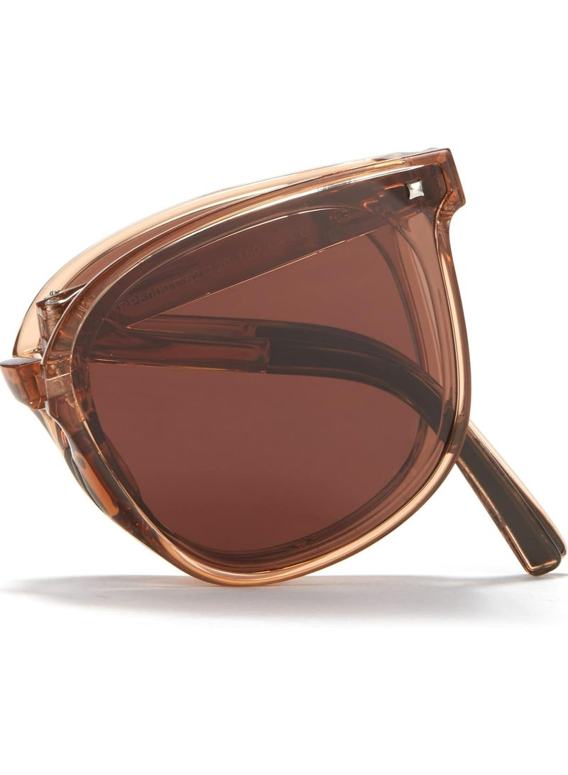 أوزيغالور نظارة شمسية مستقطبة لعين القط، فوق البنفسجية 400، TR90 قابلة للطي، للجنسين - Image 2