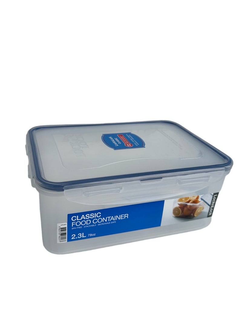 LOCK & LOCK - LocknLock 2.3L Rectangular  Airtight Food Storage  - BPA-Free, Microwave, Freezer, and Dishwasher Safe - Image 1