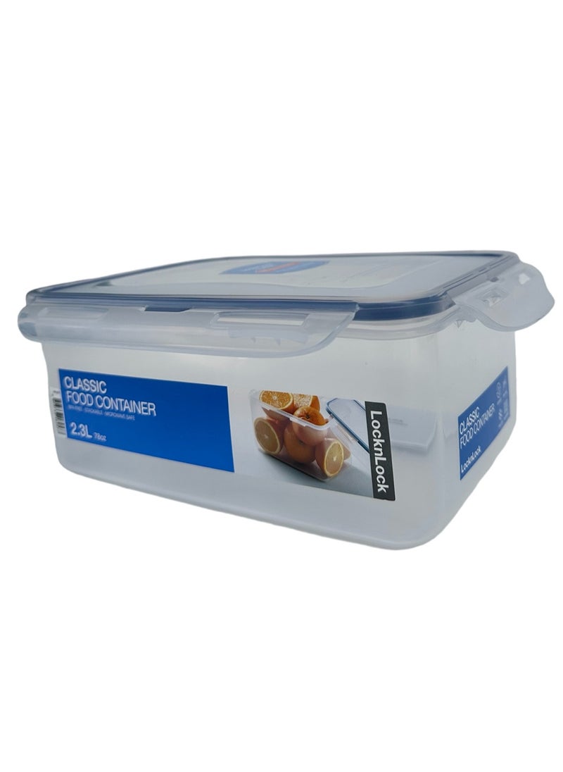 LOCK & LOCK - LocknLock 2.3L Rectangular  Airtight Food Storage  - BPA-Free, Microwave, Freezer, and Dishwasher Safe - Image 1