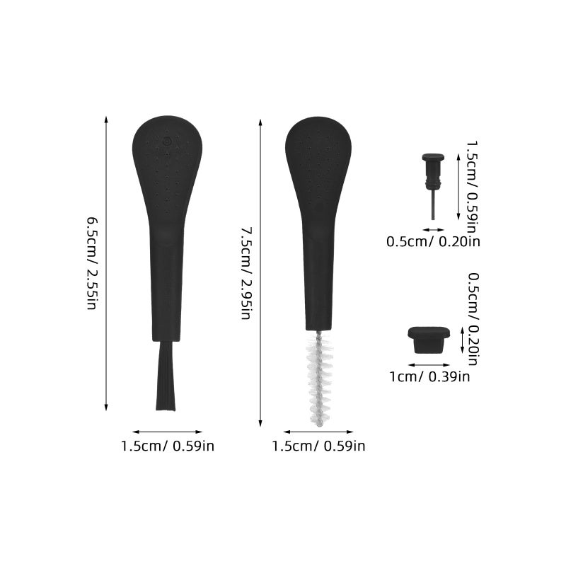 مجموعة تنظيف سدادة غبار منفذ شحن USB C مع فرشاة ودبوس إزالة البطاقة - Image 3