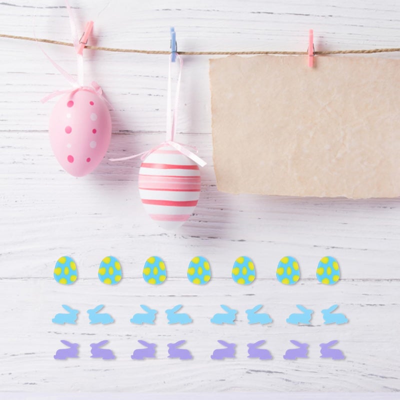 Easter Rabbit Confetti 2 Boxes Colorful Sparkling Table Decoration Party Supplies - Image 4