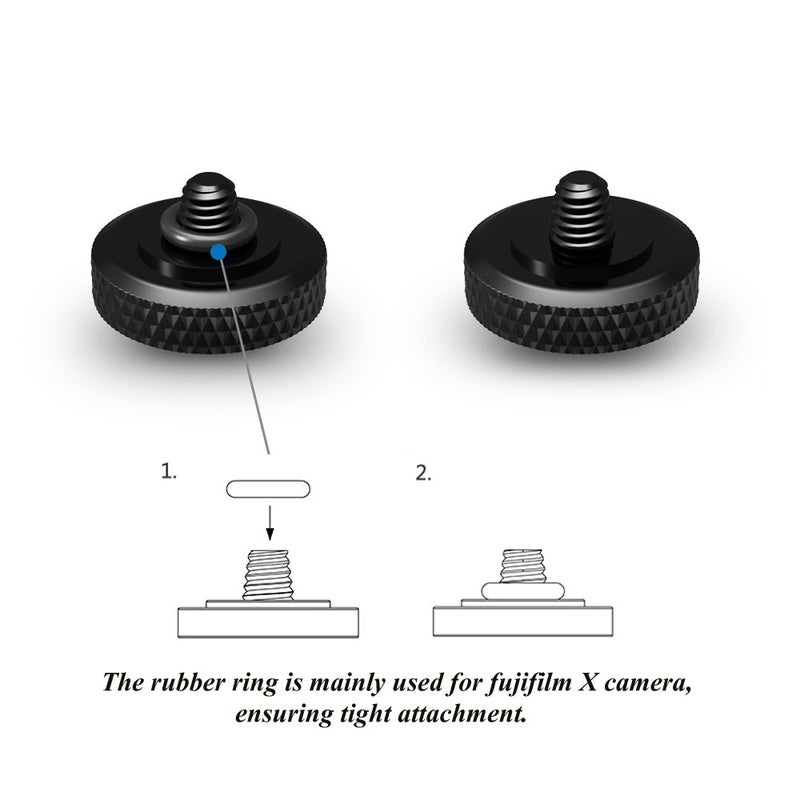 JJC Camera Soft Release Button, Shutter Button for Fuji Fujifilm X-T5 X-T4 X-T50 X-T30 III II X-PRO3 X100VI X100V X-E5 X-E4 X Half GFX100RF Sony RX1R II RX10 IV III Leica Q3 M10 M9 Nikon Df F3 Zf - Image 3